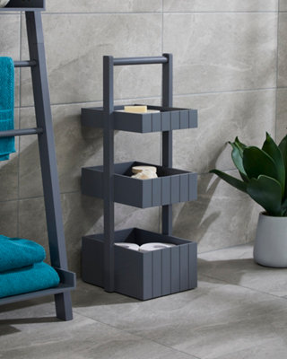 Grey Shaker Design Bathroom Storage Caddy