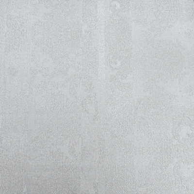 Grey Silver Textured Wallpaper Metallic Damask Thick High Quality Italian Vinyl