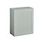 Grey Slimline Bathroom Storage Box Unit