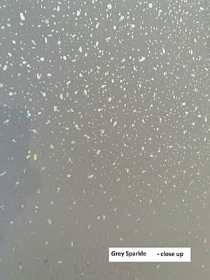 Grey Sparkle Shower Panel 1000mm Wide x 2.4m Wet Wall Bathroom Cladding PVC 10mm Thick Price Comparisons | Compare The Build