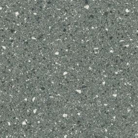 Grey Speckled Effect Vinyl Flooring For LivingRoom, Kitchen, 2mm Textile Backing Lino Vinyl Sheet -1m(3'3") X 3m(9'9")-3m²