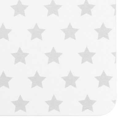 Grey Stars White Stone Non Slip Bath Mat - 4