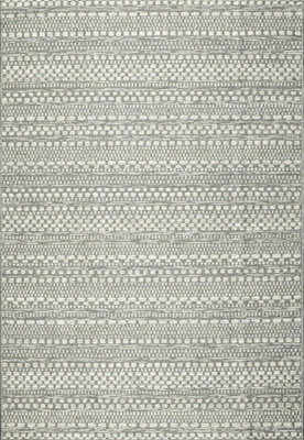 Grey Striped Outdoor Rug, Striped Stain-Resistant Rug For Patio, Garden ...