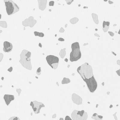 Grey Terrazzo White Stone Non Slip Bath Mat - 3