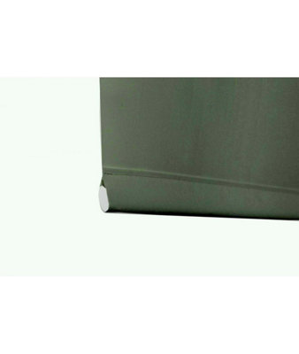 Grey Thermal Blackout Roller Blinds Trimmable 165cm Drop x Width 75cm