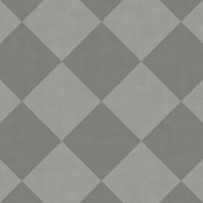 Grey Tile Effect Anti-Slip Vinyl Sheet For DiningRoom Hallways Conservatory And Kitchen Use-8m X 4m (32m²)
