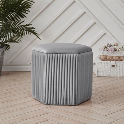 Pleated storage deals ottoman