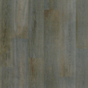 Grey Wood Effect Anti-Slip Vinyl Flooring For DiningRoom  Hallways Conservatory And Kitchen Use-2m X 3m (6m²)