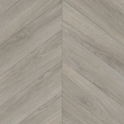 Grey Wood Effect Anti-Slip Vinyl Flooring For Kitchen, Bathroom, LivingRoom, 2.5mm Thick Vinyl Sheet-5m(16'4") X 2m(6'6")-10m²