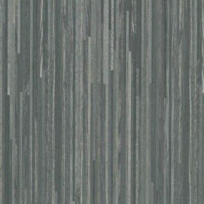 Grey Wood Effect Anti-Slip Vinyl Flooring For LivingRoom, Kitchen, 2mm Textile Backing, Vinyl Sheet -8m(26'3") X 4m(13'1")-32m²