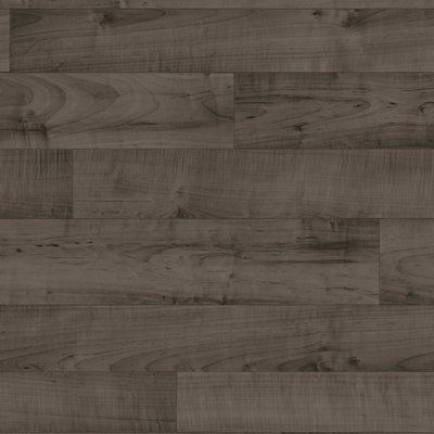 Grey Wood Effect Slip-Resistant Contract Commercial Heavy-Duty Vinyl Flooring with 3.0mm Thickness-11m(36'1") X 3m(9'9")-33m²