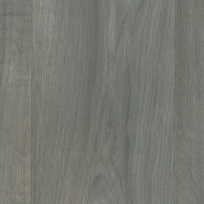 Grey Wood Effect Slip-Resistant Contract Commercial Heavy-Duty Vinyl Flooring with 3.8mm Thickness-15m(49'2") X 4m(13'1")-60m²