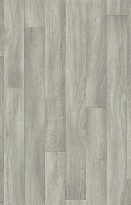 Grey Wood Effect Vinyl Flooring 2m x2m (4m2)