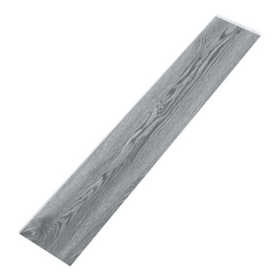 Grey Wood Effect Vinyl Flooring Self Adhesive Floor Plank,5m² Pack of 36