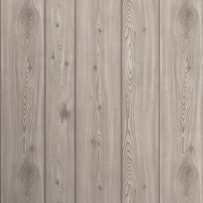 Grey Wood Effect Wallpaper Realistic Textured Wooden Plank Boards Erismann