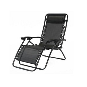 Grey Zero Gravity Chair Lounger