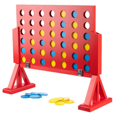 Grhopper Games 4 In A Row Game Red/Blue/Yellow (One Size)