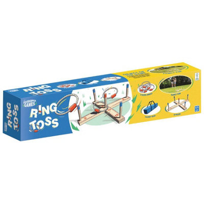 Grhopper Games Ring Toss Game Natural/Red (One Size)