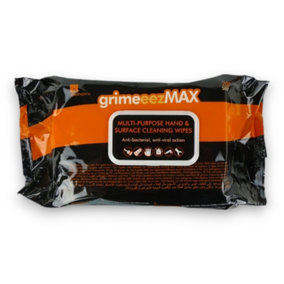 Grimeeezmax Anti-Bac Hand & Surface Wipes 200 Sheet Flowpack