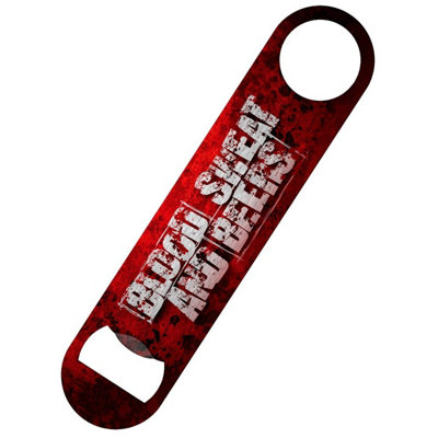 Grindstore Blood Sweat & s Bar Blade Bottle Opener Red (One Size)