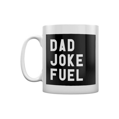 Grindstore Dad Joke Fuel Mug White/Black (One Size)