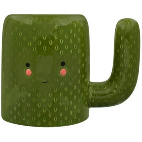 Grindstore Fiesta Cactus Mug Green (One Size)