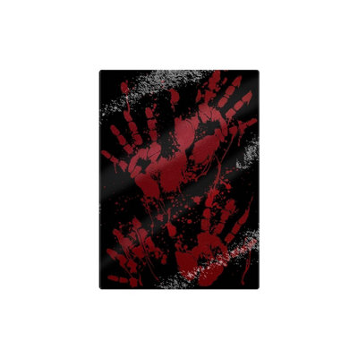 Grindstore Gl Bloody Hand Chopping Board Black/Red (One Size)