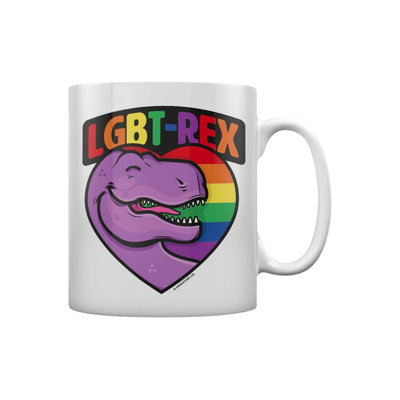 Grindstore LGBT-Rex Mug White/Purple (One Size)