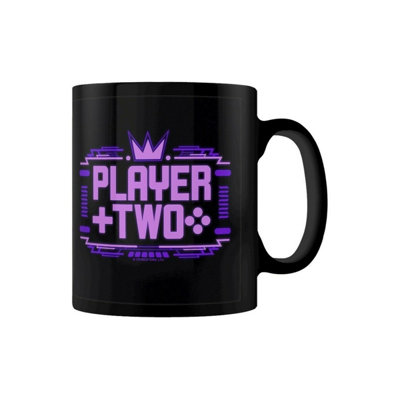 Grindstore Player One & Player Two Gaming Mug Set (Pack of 2) Black ...