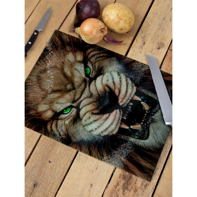 Grindstore The Untamed Chef Gl Chopping Board Brown/Cream (One Size)