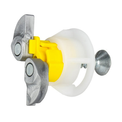 Gripit 15mm Plasterboard Fixing - 100 Pack (Yellow) Stud Wall Anchor Max 71kg