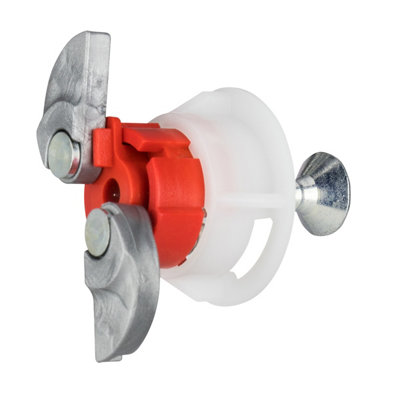 Gripit 18mm Plasterboard Fixing - 100 Pack (Red)  Stud Wall Anchor Max Load 74kg - 4