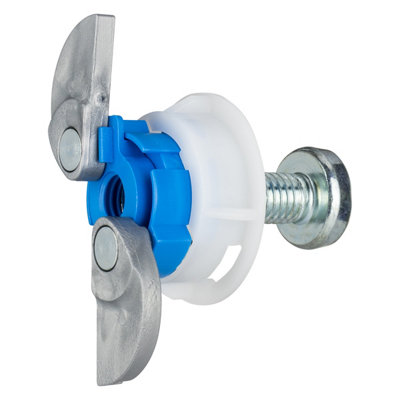 Gripit 25mm Plasterboard Fixing - 8 Pack (Blue) Stud Wall Anchor Max Load 113kg - 5