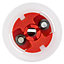 GRIPIT Grip it Red 18mm Plasterboard Fixing Screws + Recess Cutter 74kg Capacity