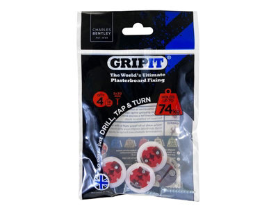 Gripit Red Plasterboard Fixings 18mm (Pack 100)