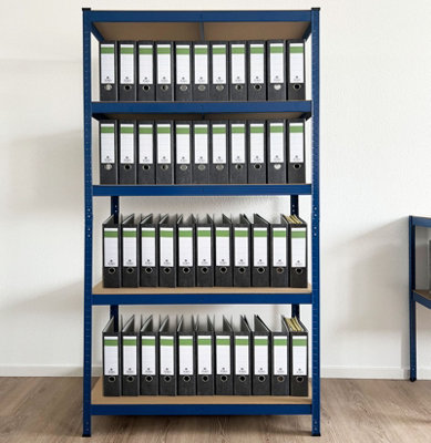 Grizzly Heavy Duty Shelving Rack Boltless Metal Garage Storage System ...