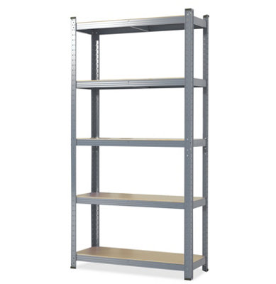 Grizzly Heavy Duty Shelving Rack Boltless Metal Garage Storage System ...