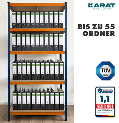 Grizzly Heavy Duty Shelving Rack Boltless Metal Garage Storage System ...