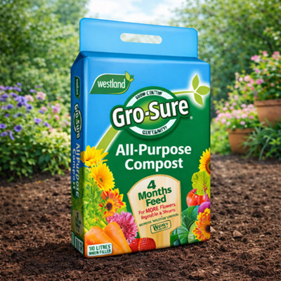 Gro-Sure All Purpose Compost 10L - High-Performance Growing Compost