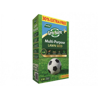 Gro-sure Multi-purpose Lawn Seed 10m + 30% Free Multi Colour (One Size)