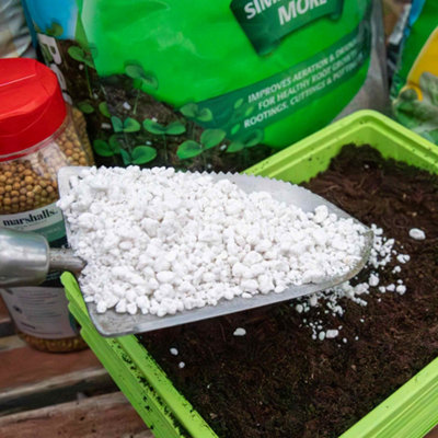 Gro-Sure Perlite 2-5mm Lightweight Volcanic Compost Additive, Peat-Free ...