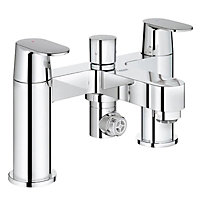 Grohe 25129 Eurosmart Cosmo Two-Handled Deck Mounted Bath Shower Mixer Tap Lever