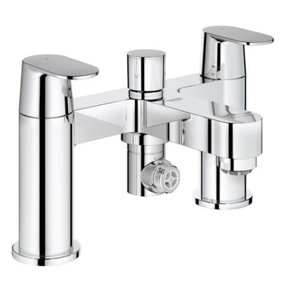 Grohe 25129 Eurosmart Cosmo Two-Handled Deck Mounted Bath Shower Mixer Tap Lever