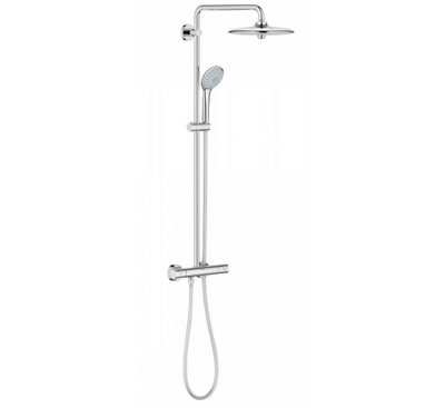 Grohe 27296 002 Euphoria Bar Shower Mixer, Overhead Rigid Rail Kit ...