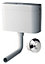 Grohe 37762 Adagio Concealed Pneumatic 6 Litre Toilet Cistern + Chrome Button