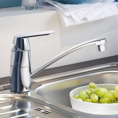 Grohe Eurosmart Cosmopolitan Kitchen Mixer Tap Chrome Low Spout 1/2 ...