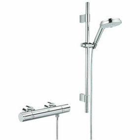 Grohe Grohtherm 3000 Cosmopolitan Thermostatic Shower Mixer and Shower Set (34275000)