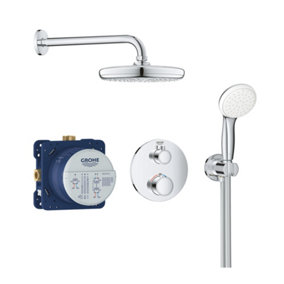 GROHE GROHTHERM PERFECT SHOWER SET WITH TEMPESTA 210