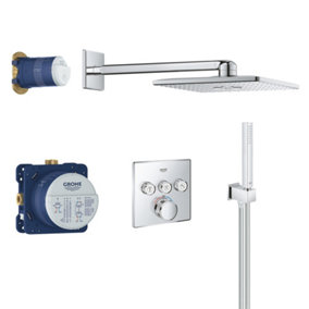 Grohe Grotherm Smart Control Perfect Shower Set with Rainshower SmartActive 310 CUBE - 34706000