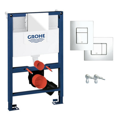 GROHE Rapid SL 3-IN-1 Wall Hung Concealed Toilet Cistern Frame 0.82m ...